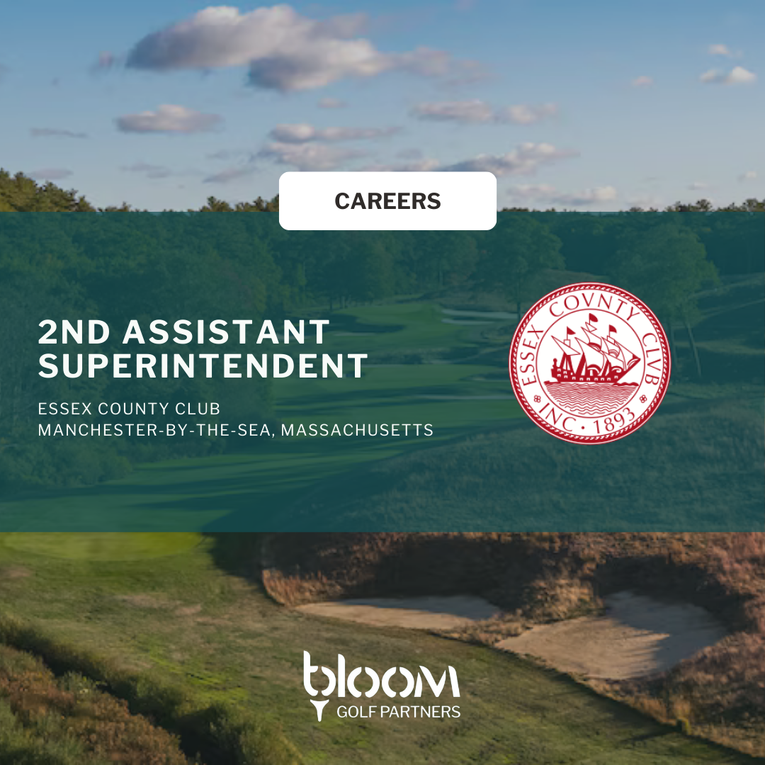 2ND ASSISTANT SUPERINTENDENT – ESSEX COUNTY CLUB