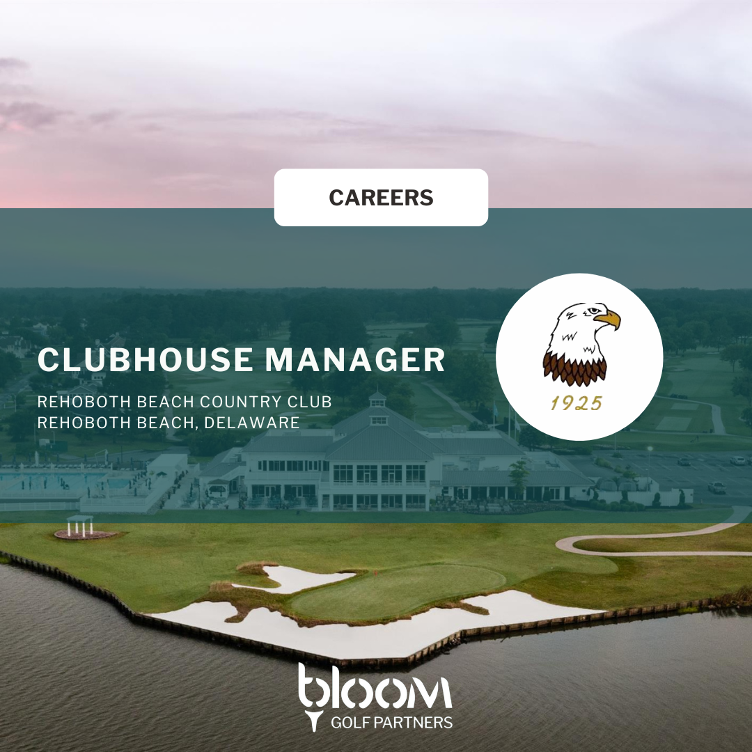 CLUBHOUSE MANAGER – REHOBOTH BEACH COUNTRY CLUB