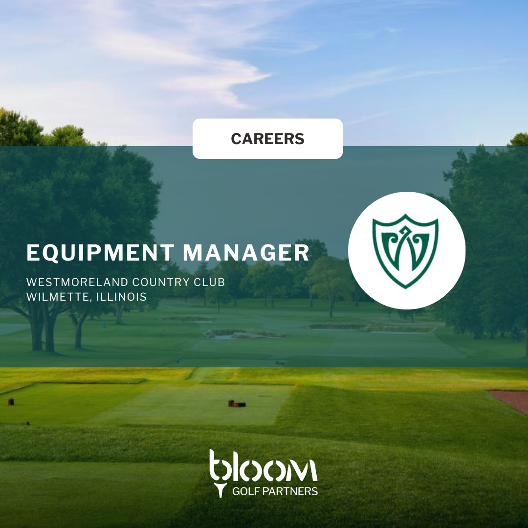 EQUIPMENT MANAGER – WESTMORELAND COUNTRY CLUB