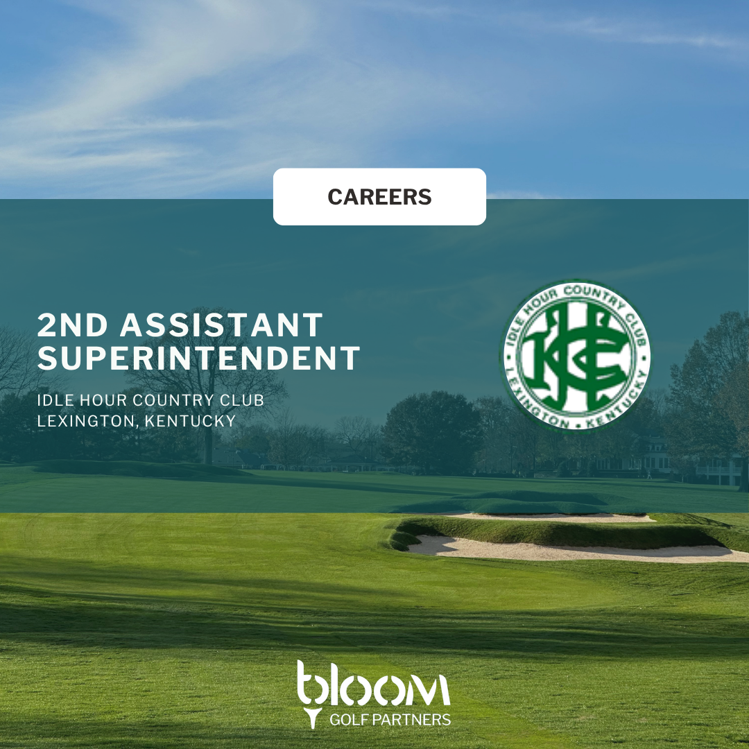 2ND ASSISTANT SUPERINTENDENT – IDLE HOUR COUNTRY CLUB