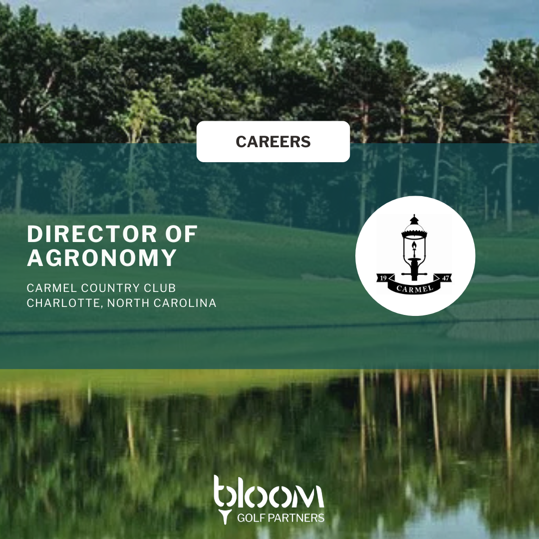 DIRECTOR OF AGRONOMY – CARMEL COUNTRY CLUB