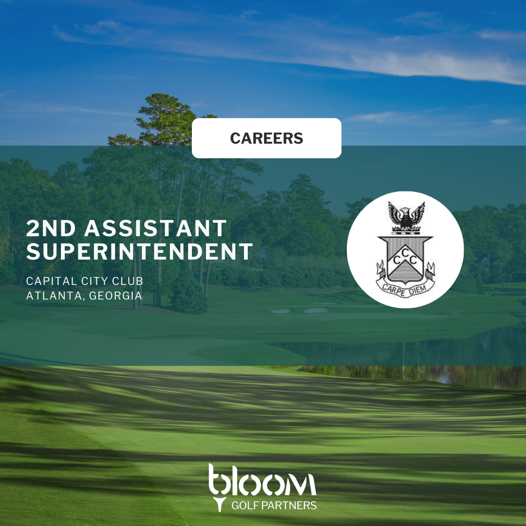 2ND ASSISTANT SUPERINTENDENT – CAPITAL CITY CLUB