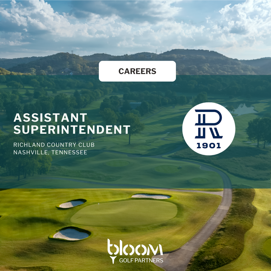 ASSISTANT SUPERINTENDENT – RICHLAND COUNTRY CLUB