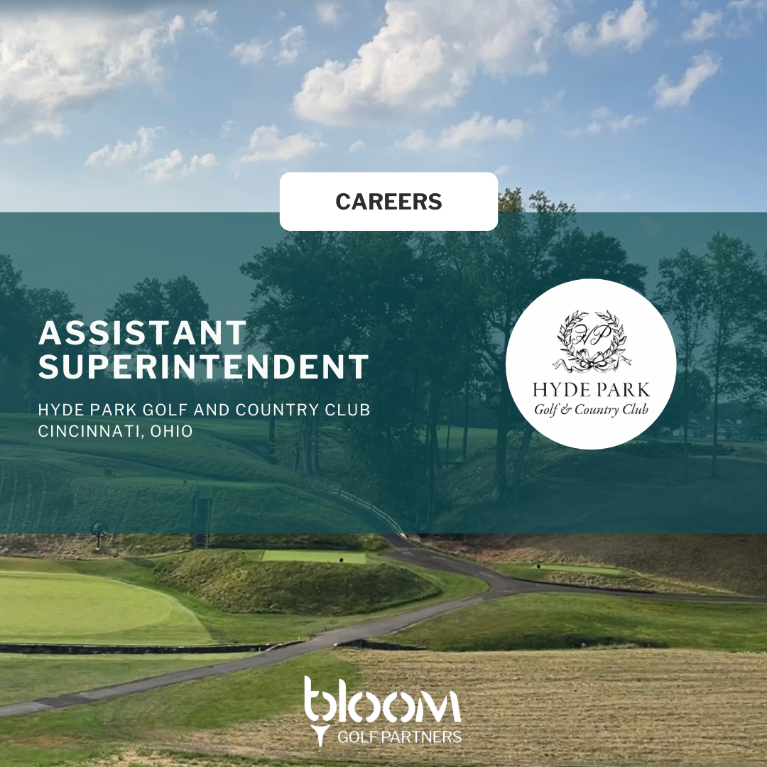 ASSISTANT SUPERINTENDENT – HYDE PARK GOLF AND COUNTRY CLUB