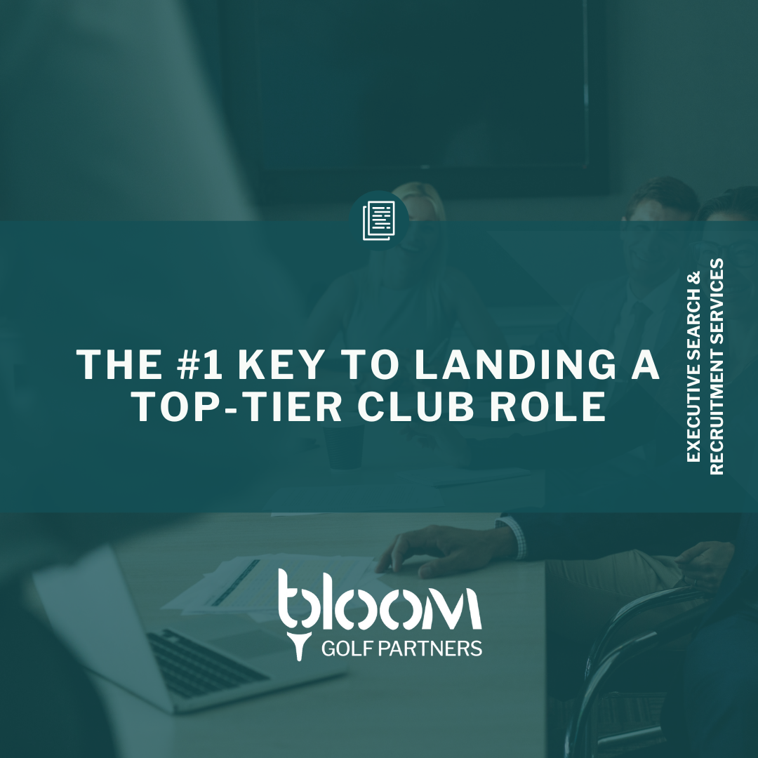 The #1 Key to Landing a Top-Tier Club Role