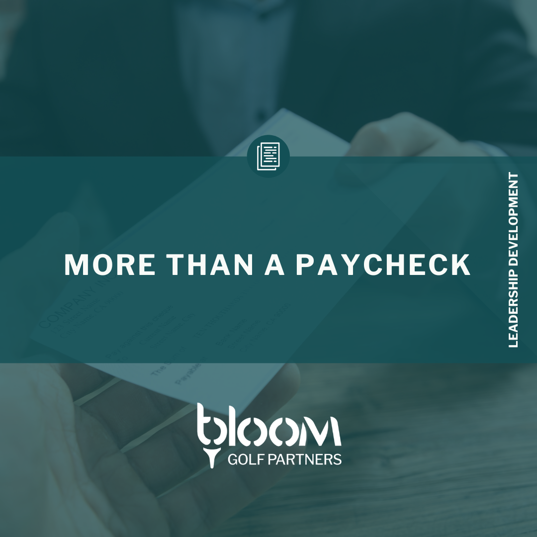More than a Paycheck