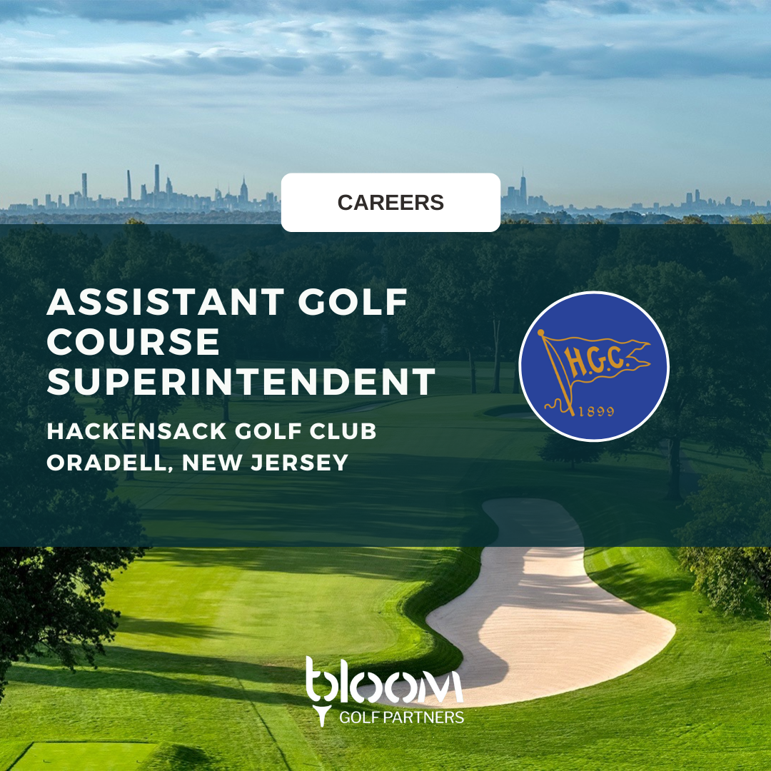 ASSISTANT GOLF COURSE SUPERINTENDENT – HACKENSACK GOLF CLUB