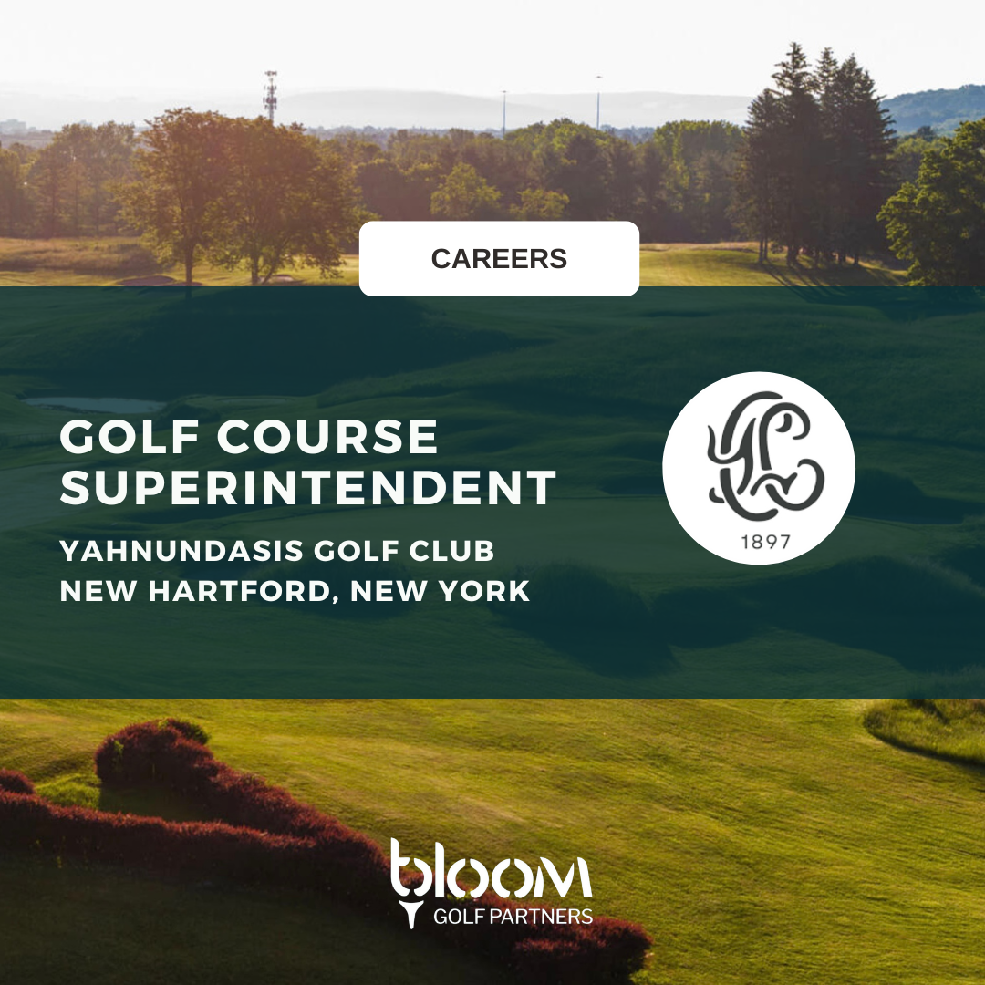 GOLF COURSE SUPERINTENDENT – YAHNUNDASIS GOLF CLUB