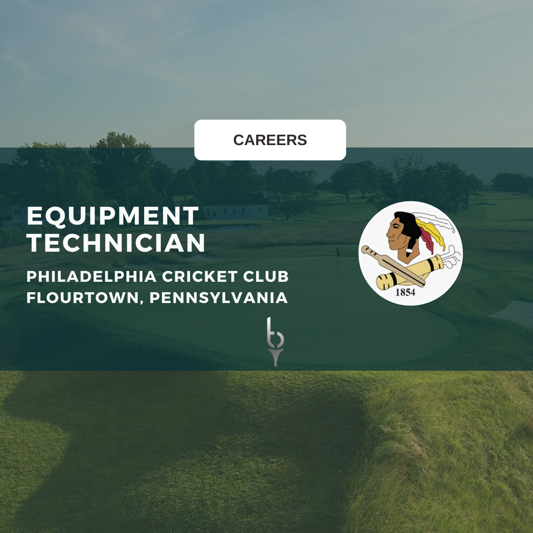 EQUIPMENT TECHNICIAN – PHILADELPHIA CRICKET CLUB