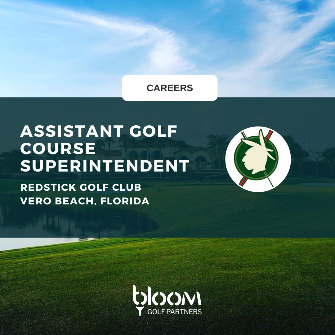 ASSISTANT GOLF COURSE SUPERINTENDENT – REDSTICK GOLF CLUB