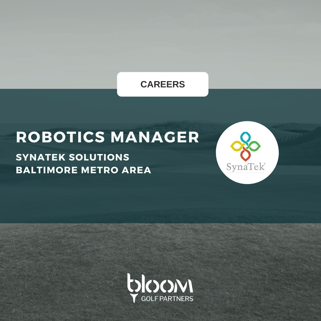 ROBOTICS MANAGER – SYNATEK SOLUTIONS