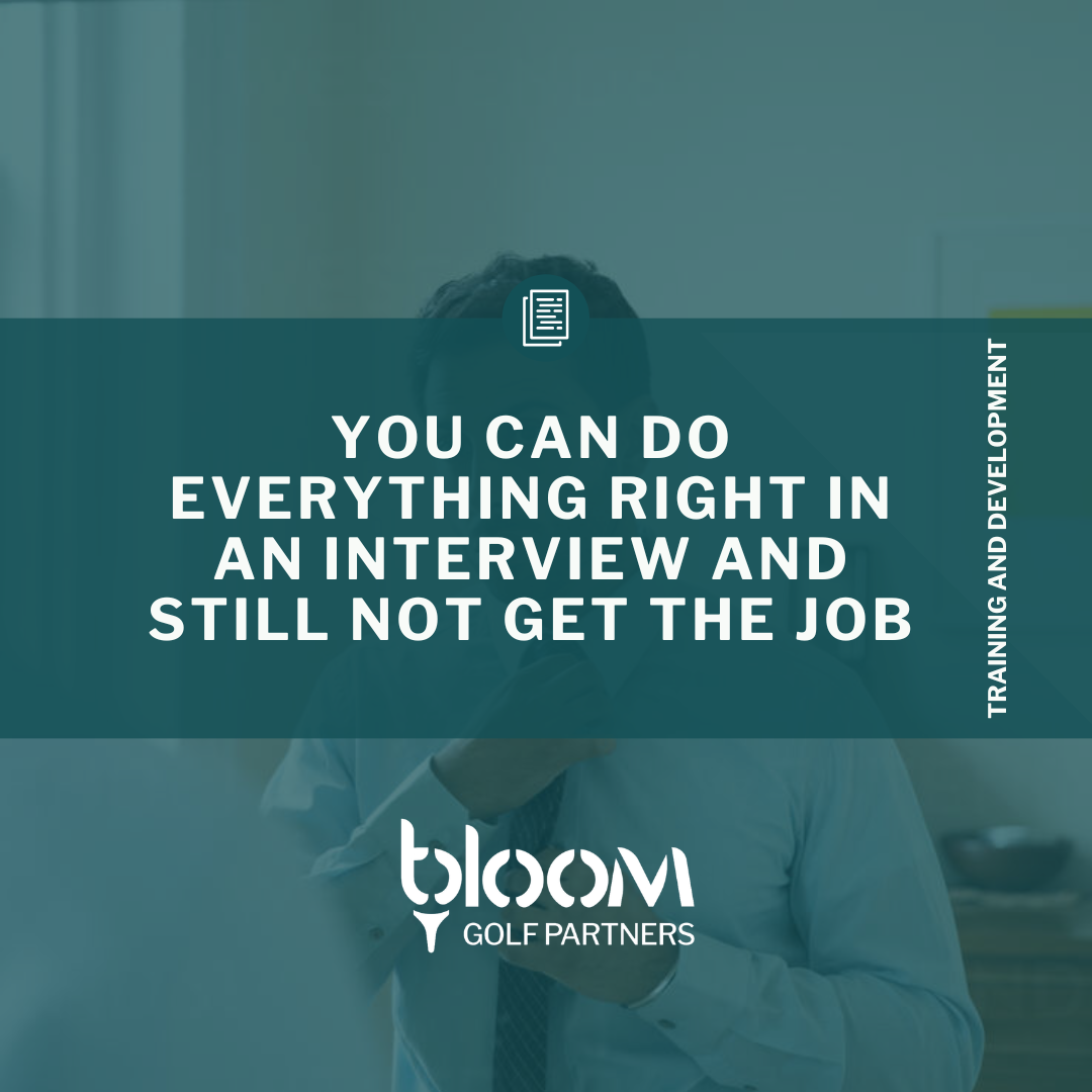 You Can Do Everything Right in an Interview and Still Not Get the Job