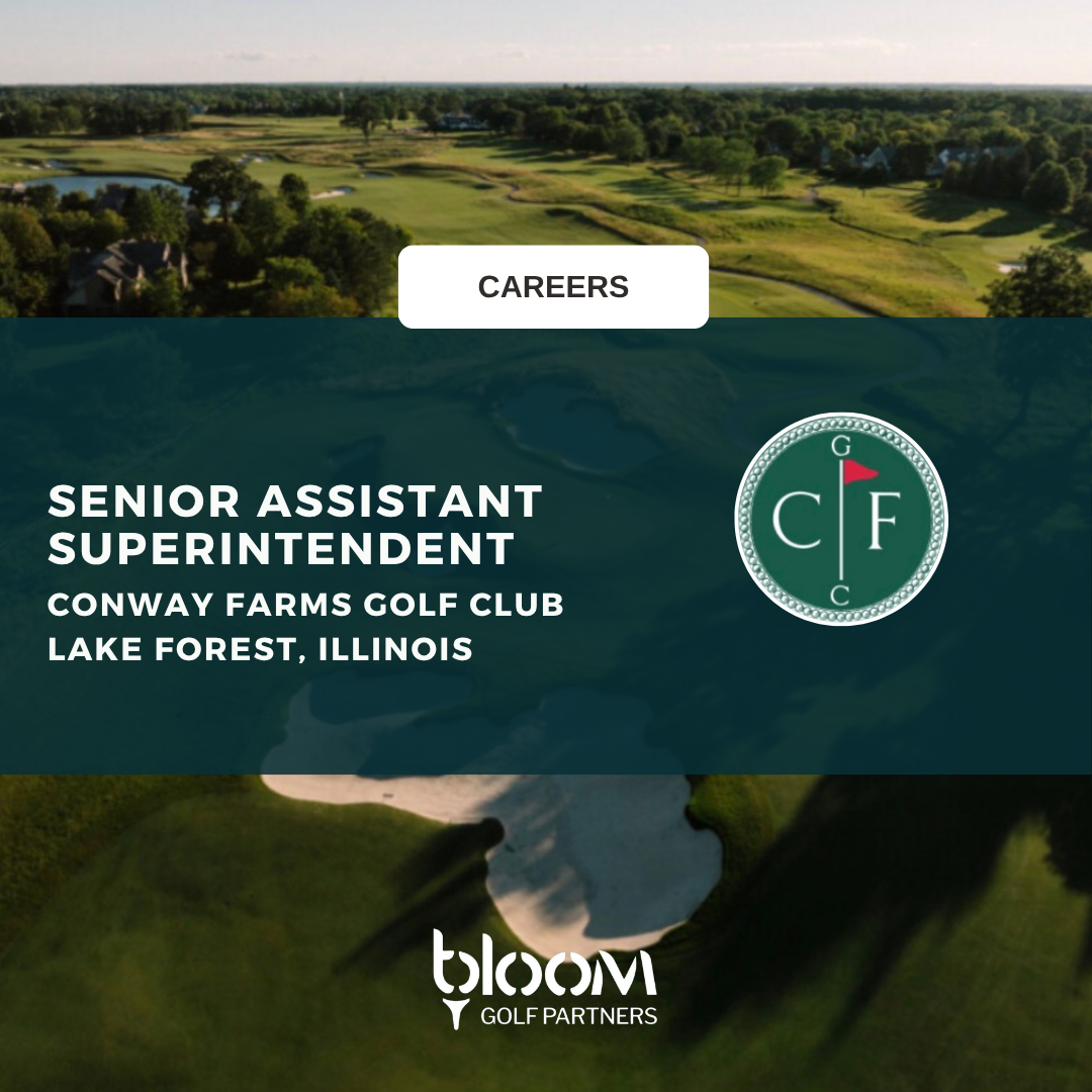 SENIOR ASSISTANT SUPERINTENDENT – CONWAY FARMS GOLF CLUB