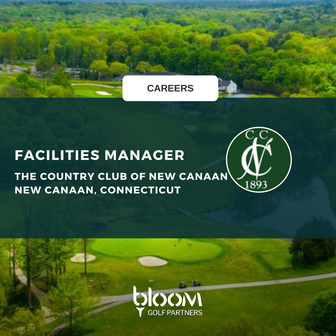 FACILITIES MANAGER – THE COUNTRY CLUB OF NEW CANAAN