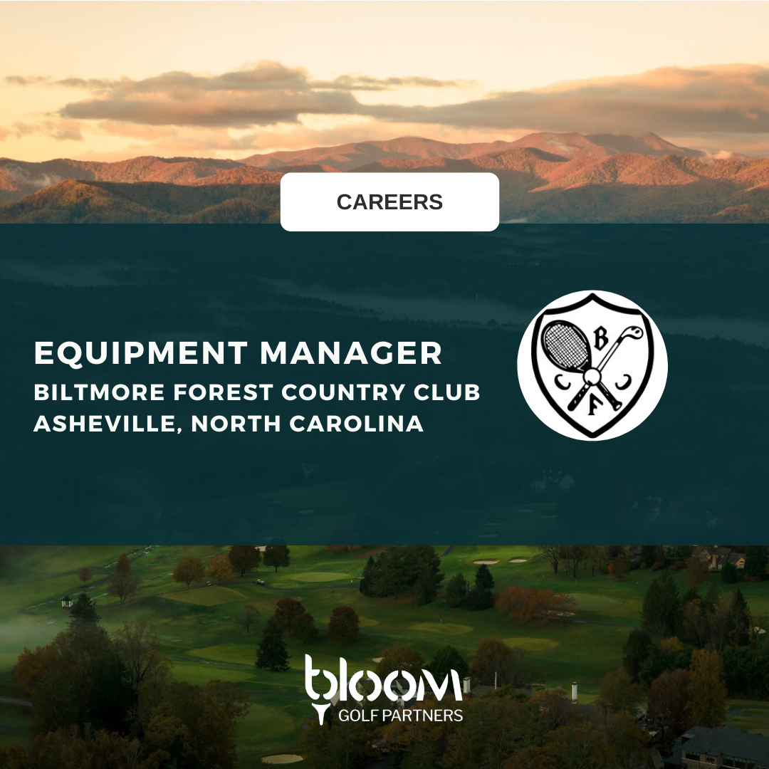 EQUIPMENT MANAGER II – BILTMORE FOREST COUNTRY CLUB