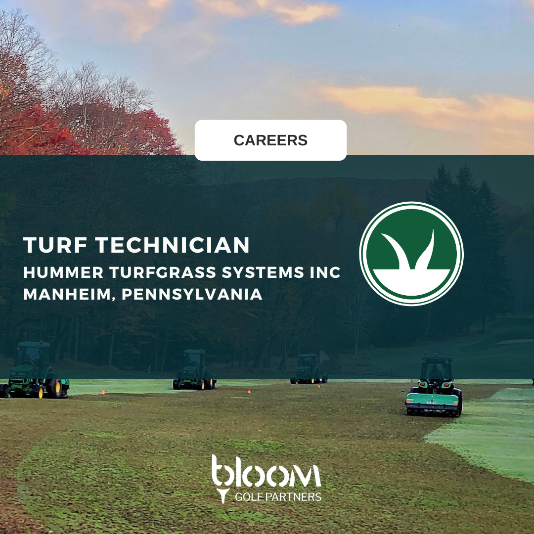 TURF TECHNICIAN – HUMMER TURFGRASS SYSTEMS INC