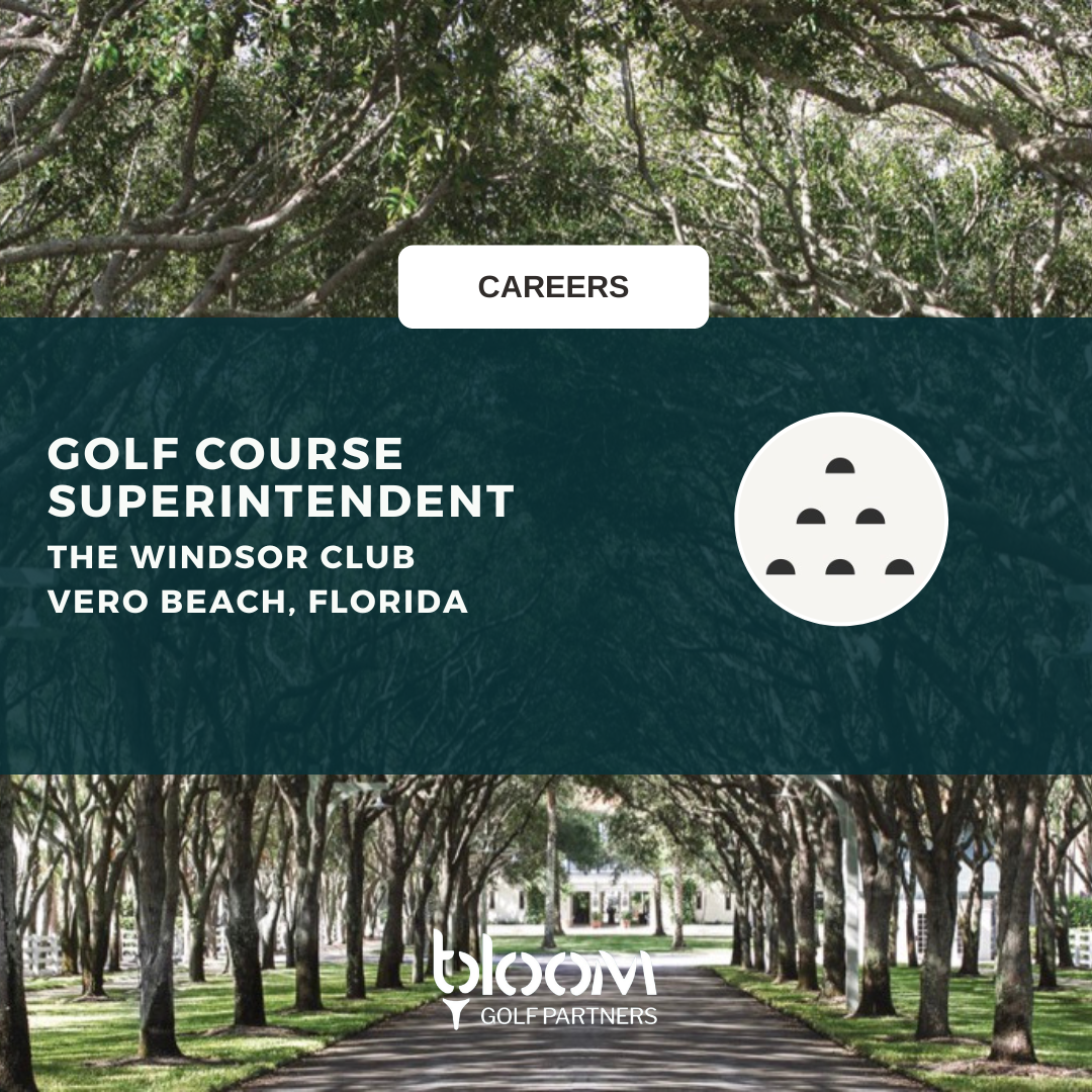 GOLF COURSE SUPERINTENDENT – WINDSOR CLUB