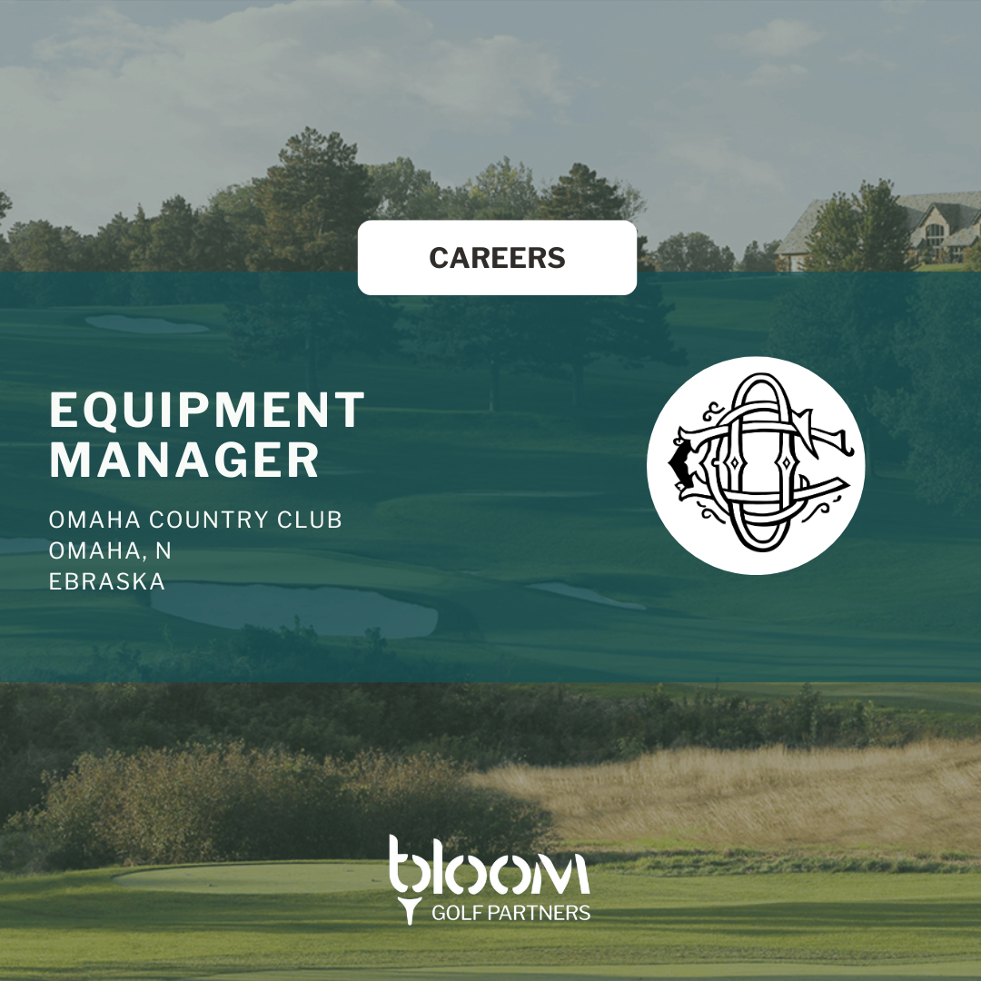 EQUIPMENT MANAGER – OMAHA COUNTRY CLUB