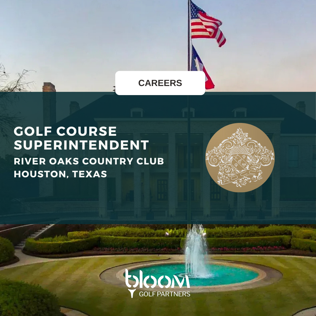 GOLF COURSE SUPERINTENDENT – RIVER OAKS COUNTRY CLUB