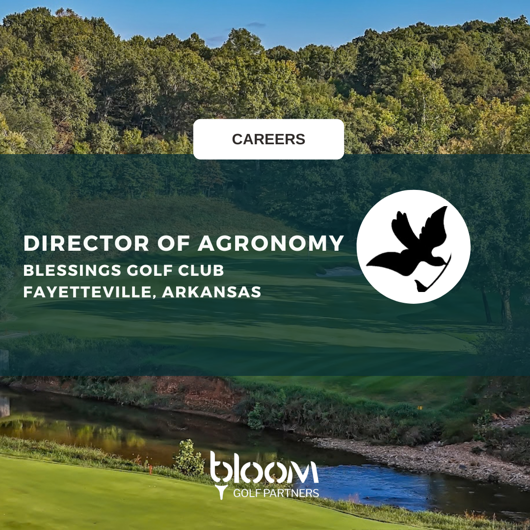 DIRECTOR OF AGRONOMY – BLESSINGS GOLF CLUB