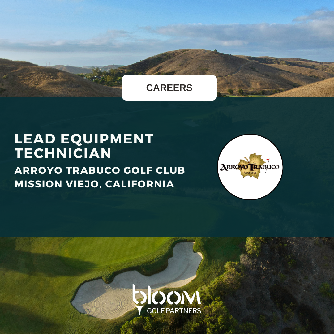 LEAD EQUIPMENT TECHNICIAN – ARROYO TRABUCO GOLF CLUB