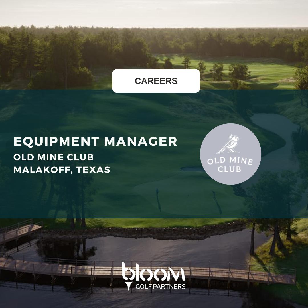 EQUIPMENT MANAGER – OLD MINE CLUB