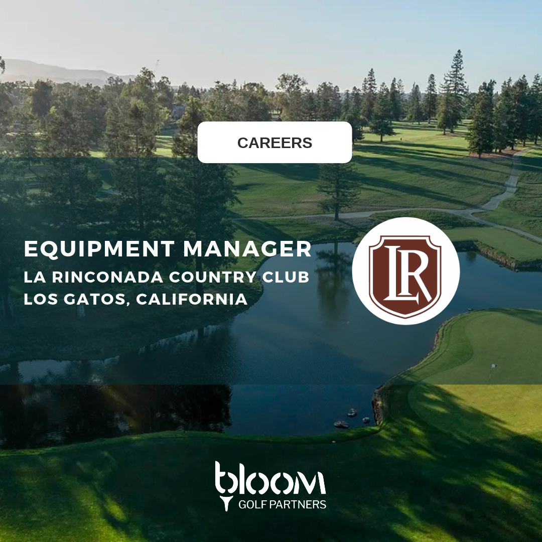 EQUIPMENT MANAGER – LA RINCONADA COUNTRY CLUB