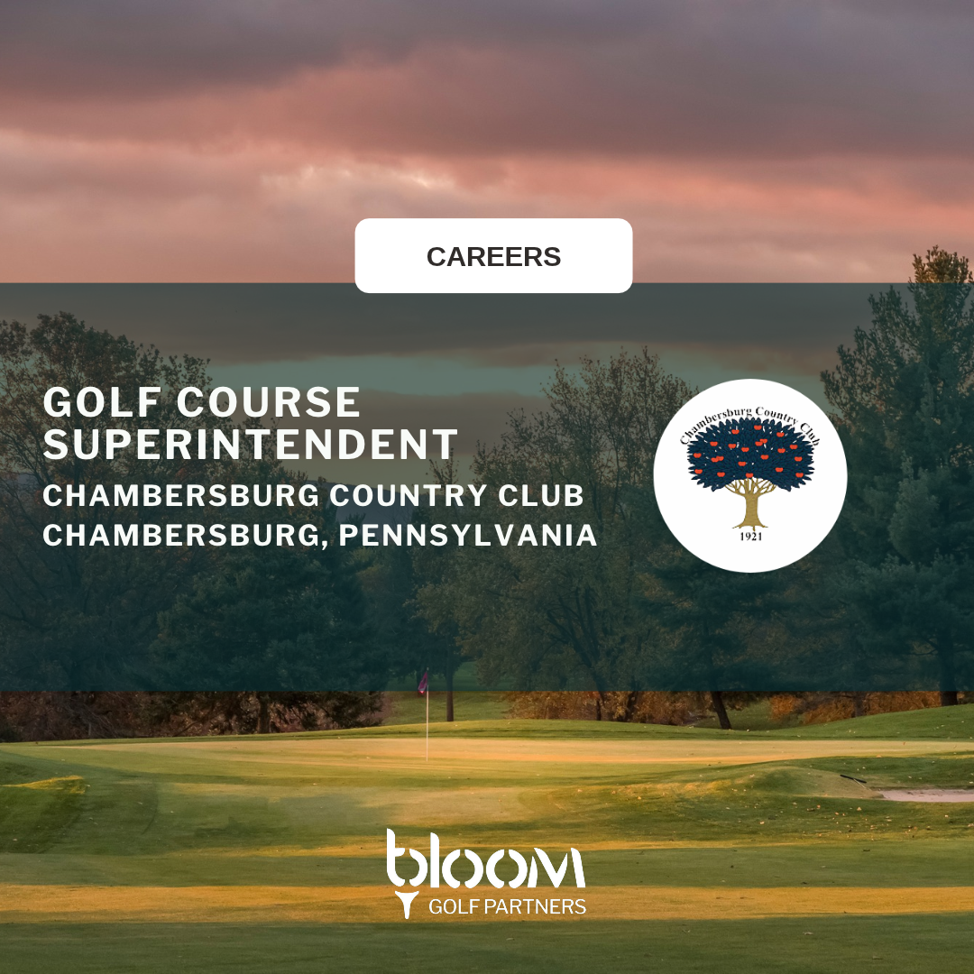 GOLF COURSE SUPERINTENDENT – CHAMBERSBURG COUNTRY CLUB